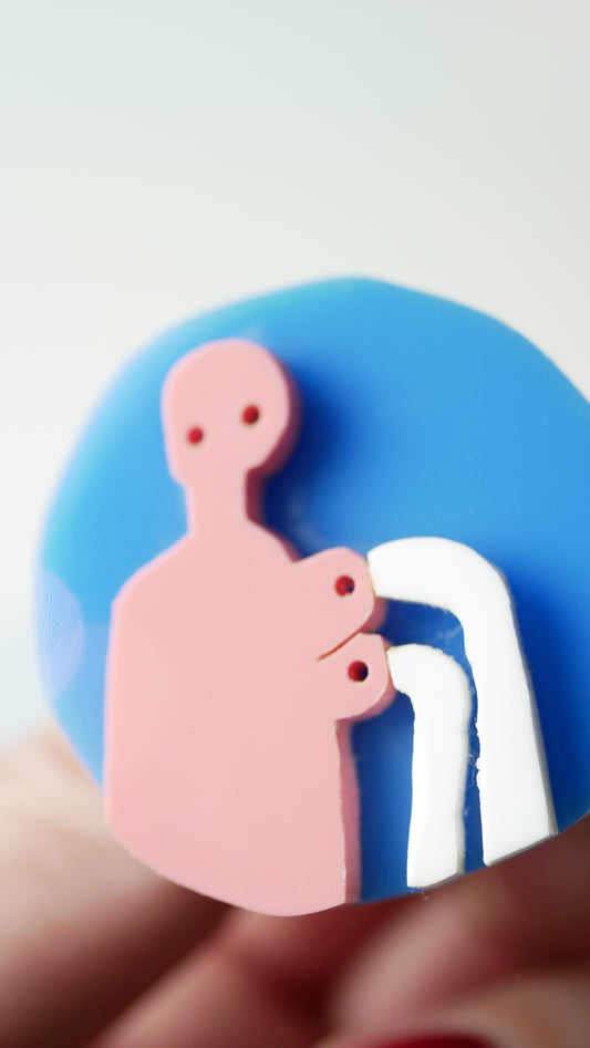 Fontän av bröstmjölk