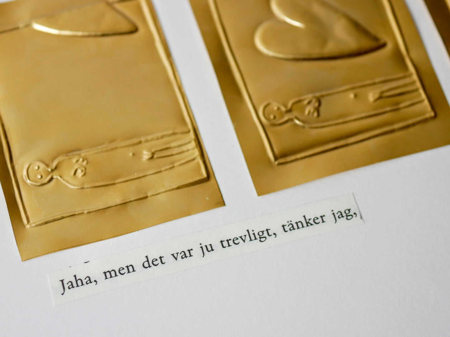 Trevligt | Mässingsbild