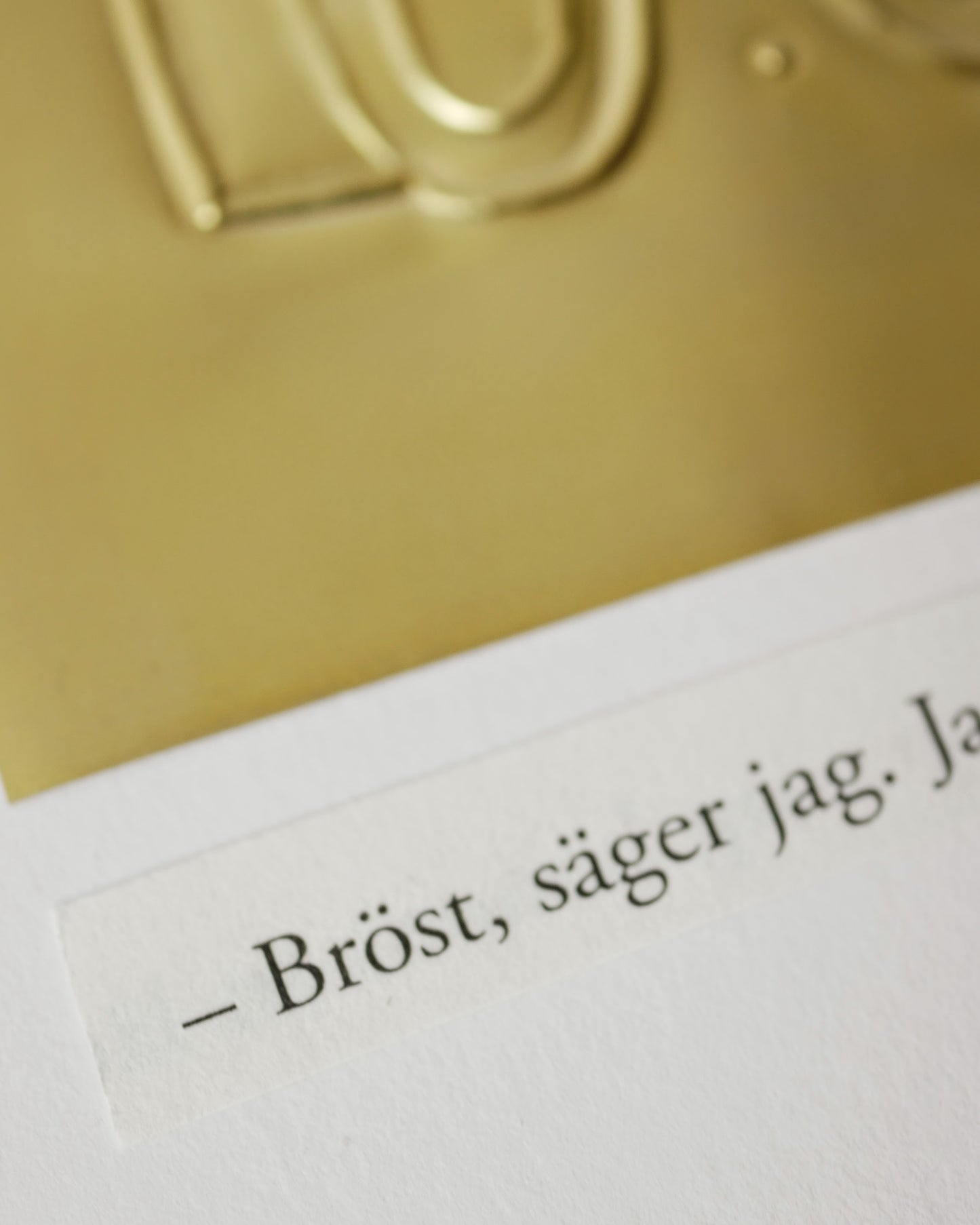Bröst | Mässingsbild