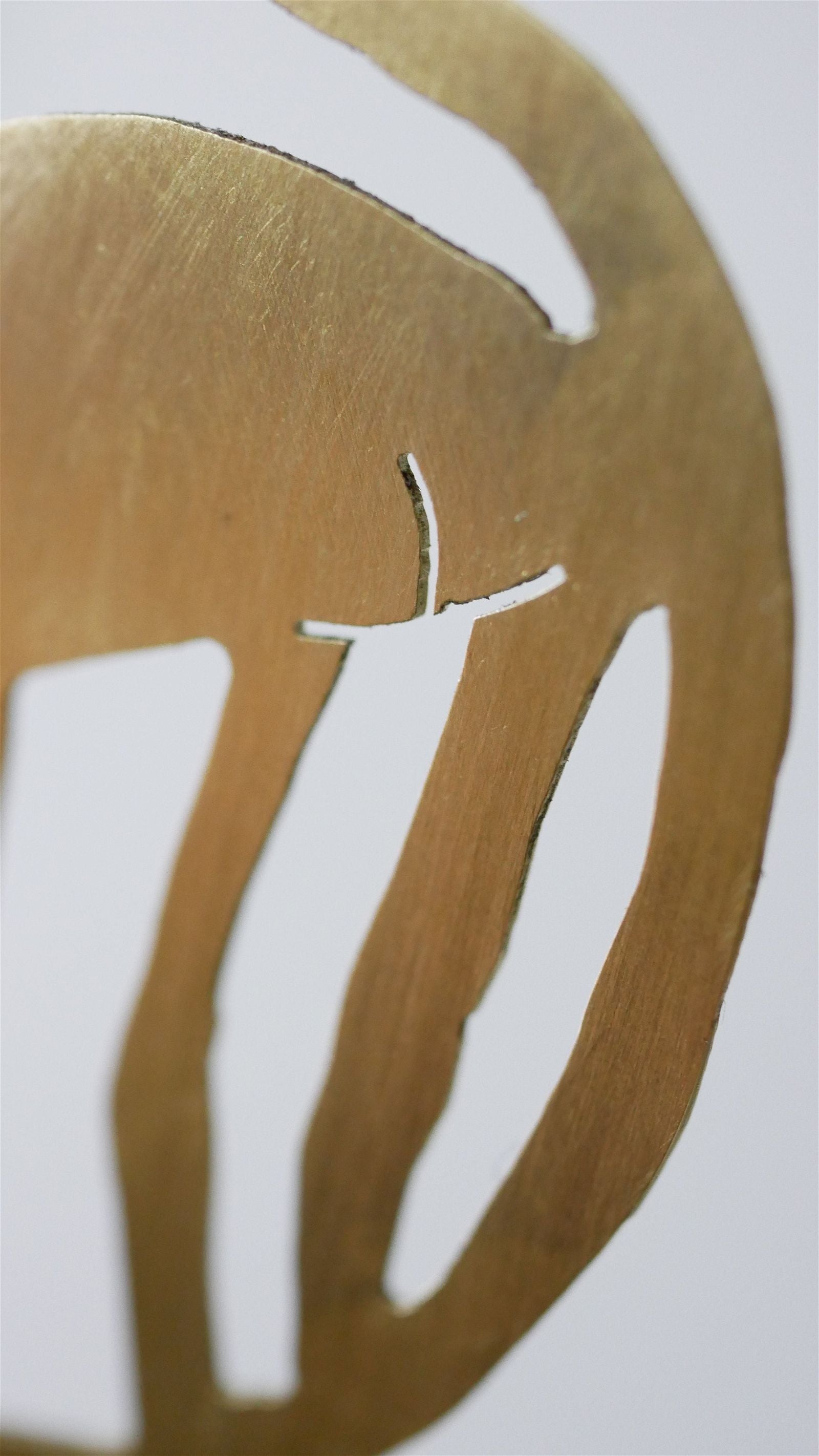 Person med rund ram -