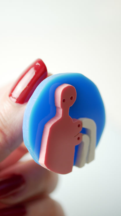 Milk fountain pin