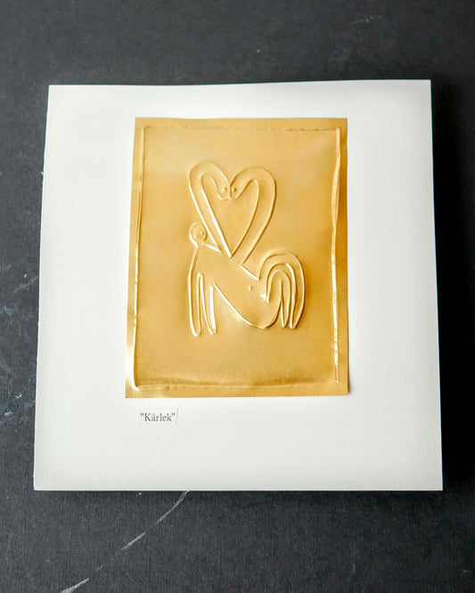 "Kärlek" | Mässingsbild