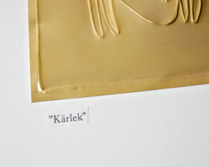 "Kärlek" | Mässingsbild