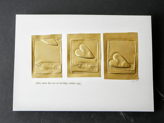 Trevligt | Mässingsbild