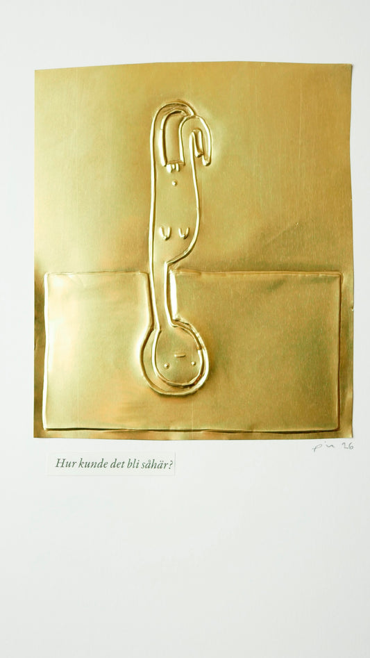 Hur? | Mässingsbild