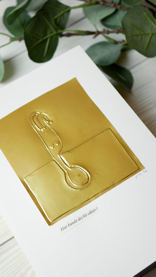 Hur? | Mässingsbild