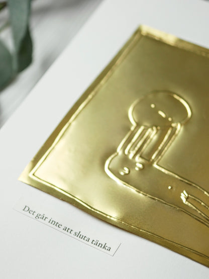 Stoppa tankarna | Mässingsbild