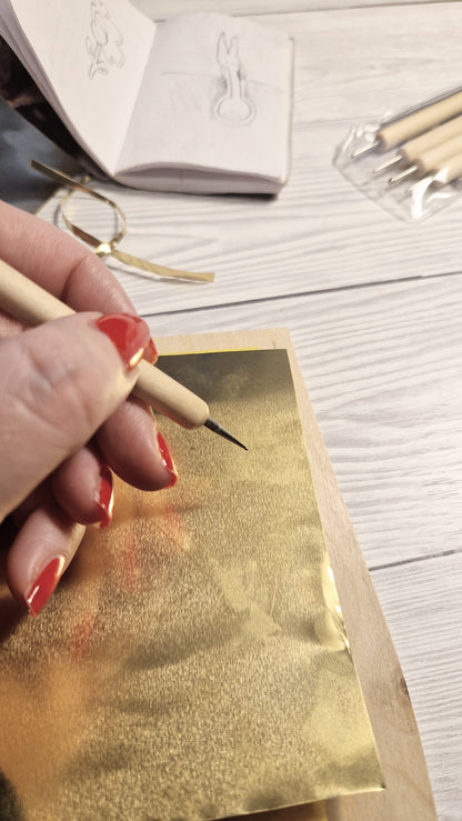 Hur? | Mässingsbild